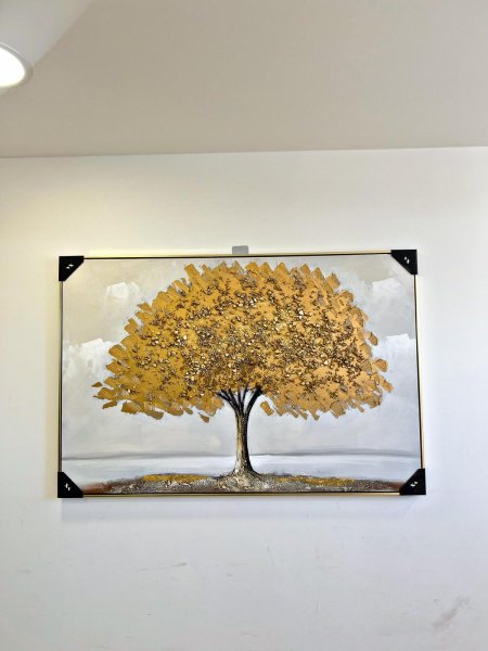 برواز 120*80سم صورة شجرة ذهبي SM126/11 =ل3
